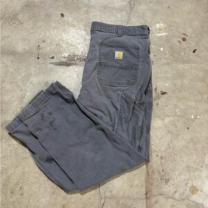 grey carhartt carpenter pants